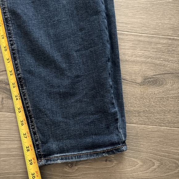 Silver Jeans Women's Dark Blue Boyfriend Jeans 20W Denim distressed - Picture 9 of 12